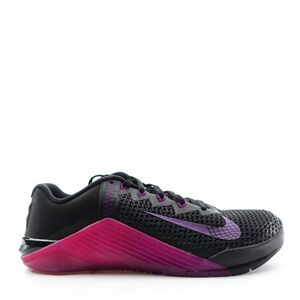 Nike Metcon 6 Gym Training Shoes Black Purple Pink Womens Size 8 CV8406 001
